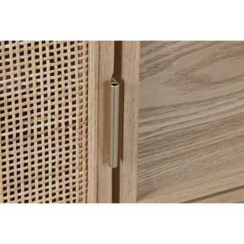Credenza Home ESPRIT Rattan Abete 136 x 38 x 80 cm