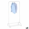Staande kapstok Confortime Branco 78 x 44,5 x 160 cm Com rodas (6 Unidades)