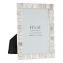 Fotorahmen DKD Home Decor Weiß Metall Perlmutt