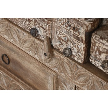 Armario Home ESPRIT Natural madera de teca 122 X 51 X 216 cm