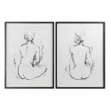 Bild DKD Home Decor 70 x 2,5 x 90 cm Damen Moderne (2 Stück)