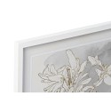 Painting DKD Home Decor 55 x 2,5 x 70 cm Flowers Romantic (4 Pieces)