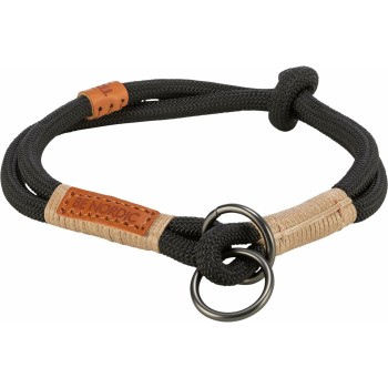 Coleira de Treino para Cães Trixie Be Nordic Preto Areia 45 cm