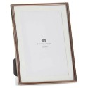 Cornice Portafoto Rame 12 x 19,5 x 15,5 cm Cristallo Acciaio