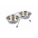 Comedouro para Cão Trixie Aço inoxidável 250 ml Duplo 2 x 250 ml