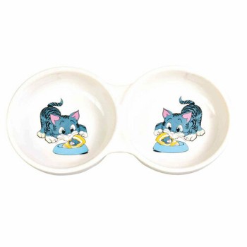 Comedouro para Gato Trixie Branco