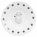 Comedouro para Gato Trixie Branco 15 cm