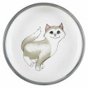 Comedouro para Gato Trixie Branco Cinzento