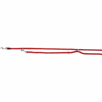 Adjustable dog leash Trixie Cavo Red S/M 2 m