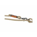 Guinzaglio regolabile per cane Trixie Be Nordic Nero Sabbia L/XL