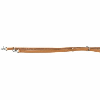 Guinzaglio regolabile per cane Trixie Heartbeat Marrone M/L 2 m