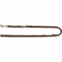 Guinzaglio regolabile per cane Trixie Premium Nocciola XS/S