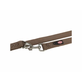 Guinzaglio regolabile per cane Trixie Premium Nocciola L/XL