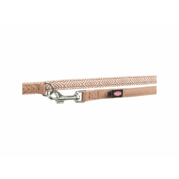 Adjustable dog leash Trixie Premium Caramel XS/S