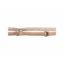 Trela ajustável para cão Trixie Premium Caramelo XS/S