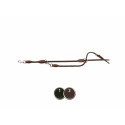 Guinzaglio regolabile per cane Trixie Active Marrone scuro 2 m L/XL