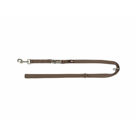 Laisse réglable pour chien Trixie Premium Noisette M/L