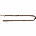Guinzaglio regolabile per cane Trixie Premium Nocciola M/L