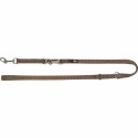 Guinzaglio regolabile per cane Trixie Premium Nocciola XS/S