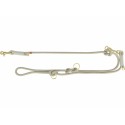 Ramal ajustable para perro Trixie Soft Rope Gris Gris claro S S/XL