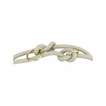 Ramal ajustable para perro Trixie Soft Rope Gris Gris claro S S/XL