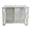 Cómoda DKD Home Decor S3022229 Branco Natural Cristal Choupo Cottage 80 x 40 x 85 cm