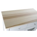Cómoda DKD Home Decor S3022229 Branco Natural Cristal Choupo Cottage 80 x 40 x 85 cm
