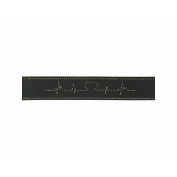 Dog collar Trixie Heartbeat Black S/M 34-40 cm