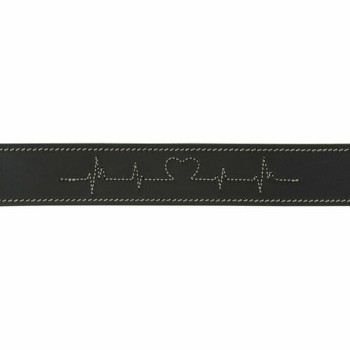 Dog collar Trixie Heartbeat Black S/M 34-40 cm