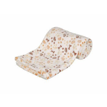 Manta para animais de estimação Trixie Lingo Branco Bege 150 × 100 CM