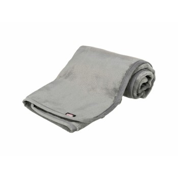 Coperta per Animali Domestici Trixie Levy Grigio Poliestere Stoffa 140 × 90 CM