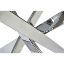 Dining Table DKD Home Decor Transparent Metal Crystal 150 x 90 x 75 cm