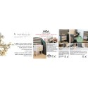 Comodino Vinthera Moa Marrone Grigio 40 x 49,5 x 30 cm