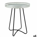 Mesa auxiliar Vinthera Moa Negro Verde 38 x 49 cm (6 Unidades)