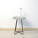 Mesa auxiliar Vinthera Moa Negro Verde 38 x 49 cm (6 Unidades)