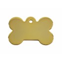 Placa identificativa Imarc Bone Amarillo Dorado