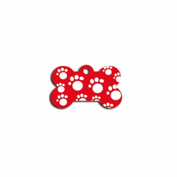 Placa identificativa Imarc Bone Vermelho