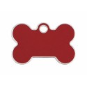 Placa identificativa Imarc Bone Vermelho