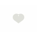 Plaque d'identification Imarc Heart Blanc