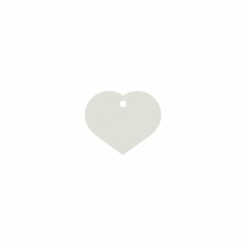 Plaque d'identification Imarc Heart Blanc