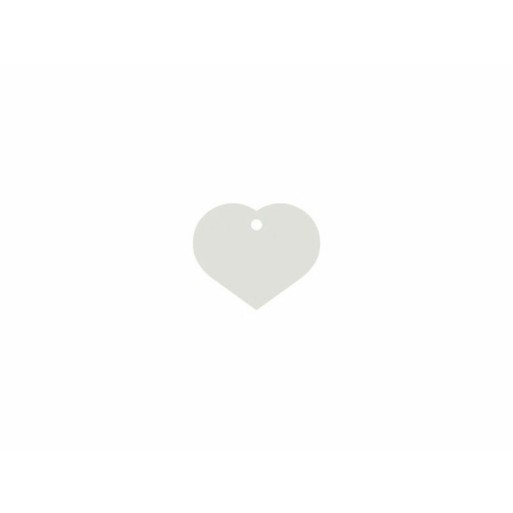Identification plate Imarc Heart White