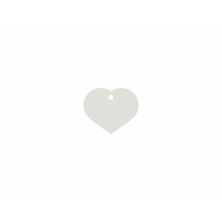 Identification plate Imarc Heart White