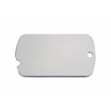Placa identificativa Imarc Military Prateado