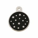 Placa identificativa Imarc PetScribe Passion Negro Plateado