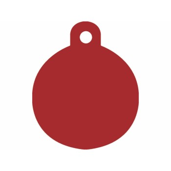 Placa identificativa Imarc Circle Vermelho