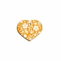 Placa identificativa Imarc Heart Amarelo Laranja