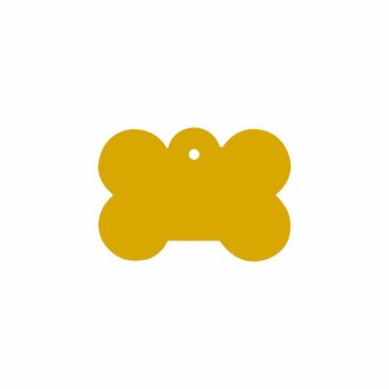 Placa identificativa Imarc Bone Amarillo Dorado