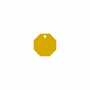 Identification plate Imarc STOP Yellow Golden