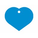 Plaque d'identification Imarc Heart Bleu