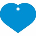 Plaque d'identification Imarc Heart Bleu